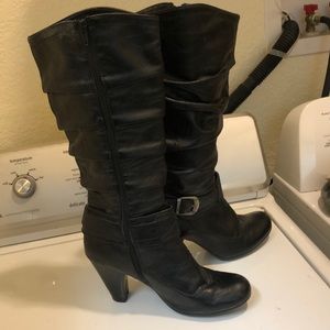 Calf length boots